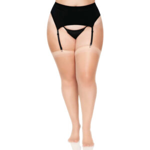 Bas transparents grande taille pour femme