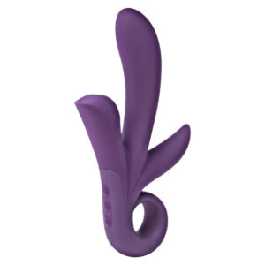 Vibromasseur triple stimulation violet