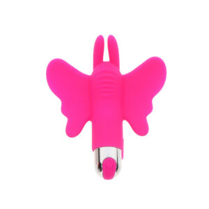 Vibreur de doigt rechargeable papillon