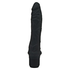 Vibromasseur en silicone noir classique