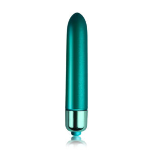 Vibromasseur en velours avec pétales de paon