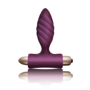 Plug anal torsadé en silicone