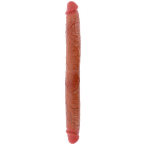 Double Dong en silicone Prépuce