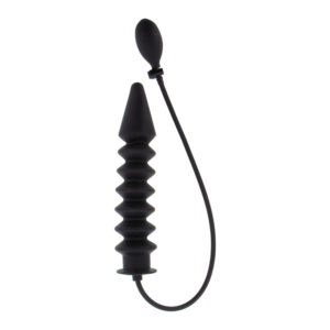 Plug gonflable côtelé pour plaisir intense