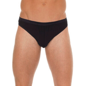 String en coton noir pour homme