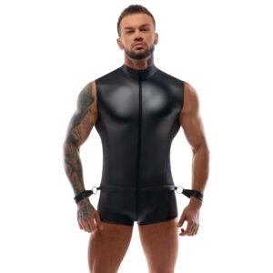 Combinaison body ajustée avec détails de contraintes