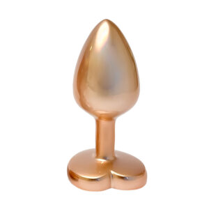 Plug anal doré petit modèle en perles scintillantes