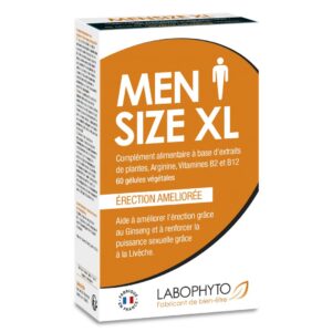 Gélules de supplément pour homme Taille XL