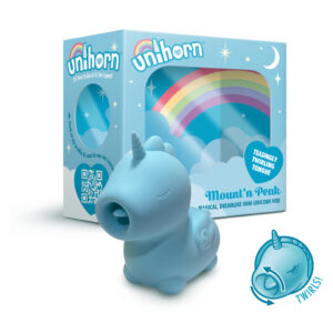 Vibromasseur licorne à langue tournante