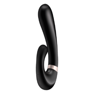 Stimulateur clitoridien et vibromasseur noir avec application connectée