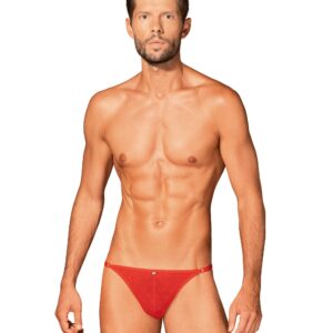 String rouge pour homme
