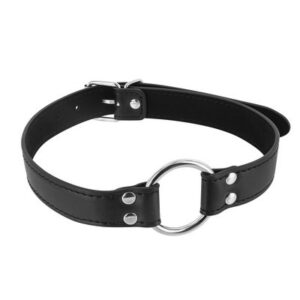 Bâillon écarteur de bouche en cuir
