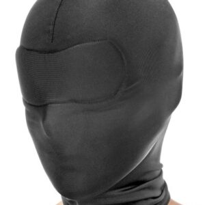 Cagoule fétichiste intégrale noire