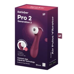 Vibrateur connecté avec application et fonction de vibration - Vin rouge