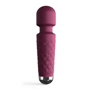 Mini vibromasseur argent et rose