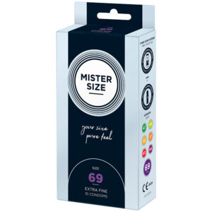 Préservatifs taille 69mm Pure Feel pack de 10