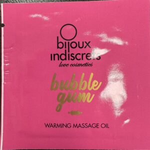 Dosette huile de massage chauffante Bubblegum
