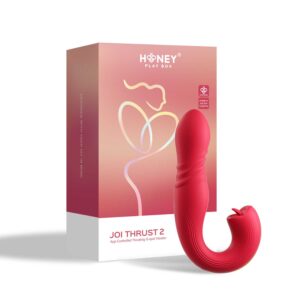 Vibromasseur point G avec lèche-clitoris et contrôle par application