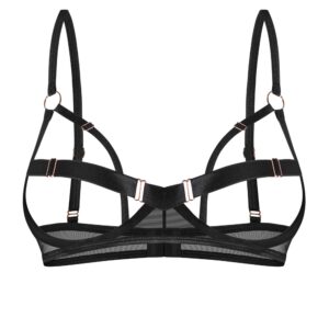 Soutien-gorge ouvert noir