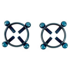 Bijoux de tétons bleu nuit