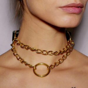 Collier en or élégant