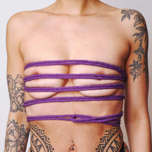 Corde en chanvre violette