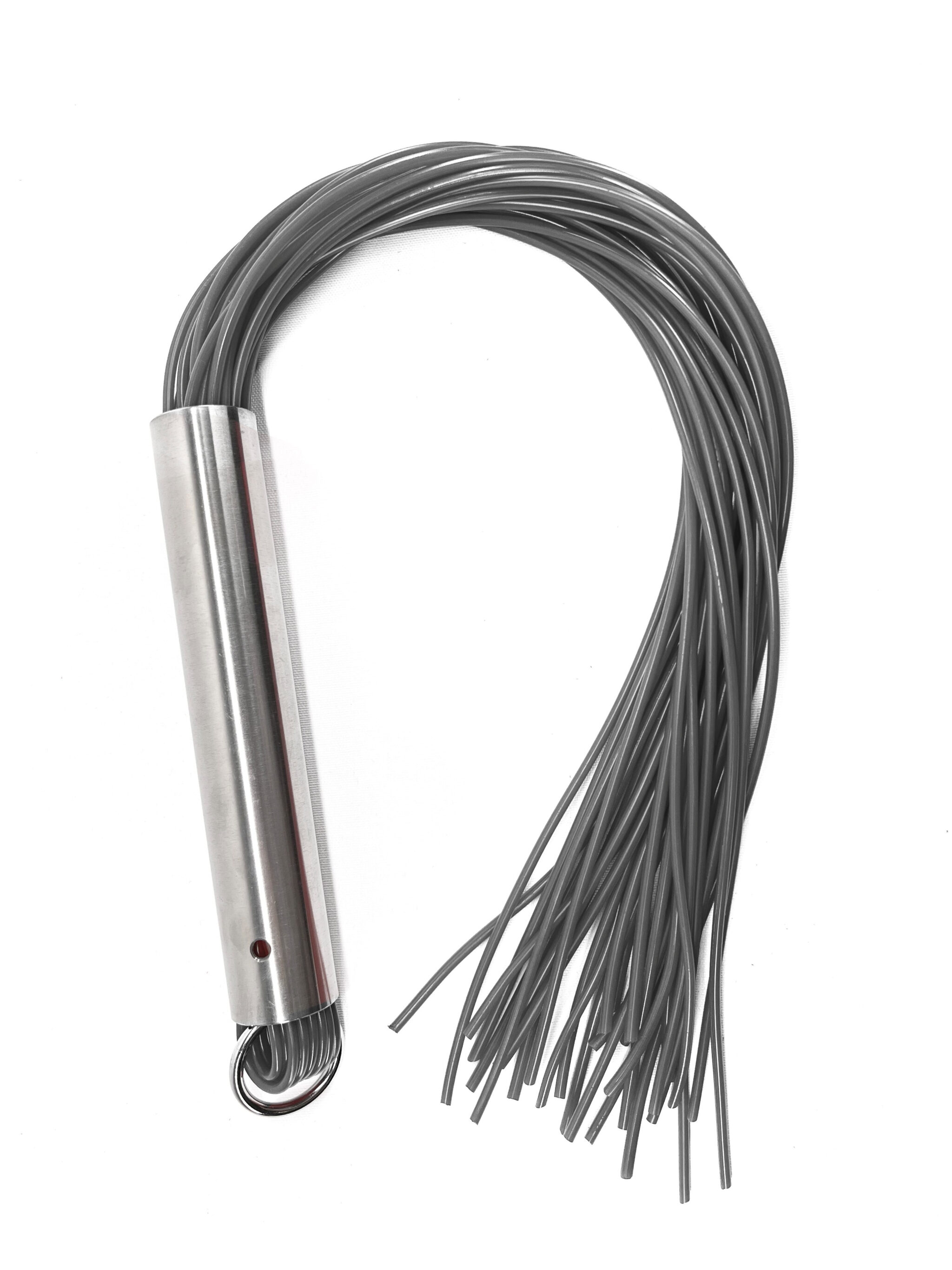 Martinet homme avec manche en métal et lanières en PVC