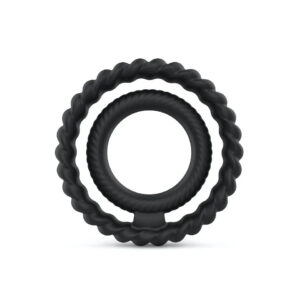 Anneau de pénis double en silicone
