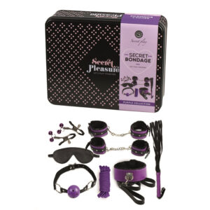 Kit de bondage noir et violet