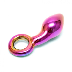 Dildo en verre multicolore Kaleigh