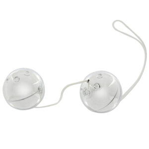 Boules d'orgasme en métal argenté