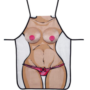 Tablier original avec motif seins