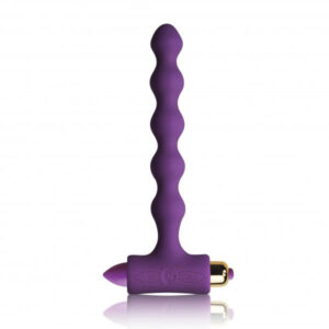 Plug anal violet avec perles