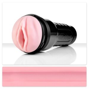 Masturbateur Vagin Rose en Tissu Doux