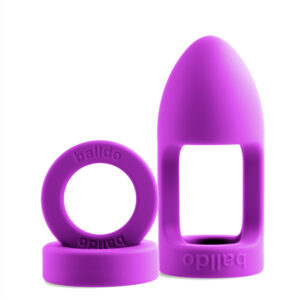 Dildo en forme de balle violet