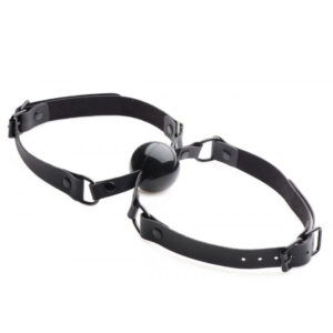 Gag double en silicone pour bouche