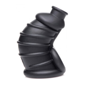 Cage de chasteté en silicone noire