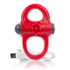 Anneau vibrant rechargeable réversible pour le plaisir intime