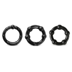 Cockrings perlés pour maintien de l'érection