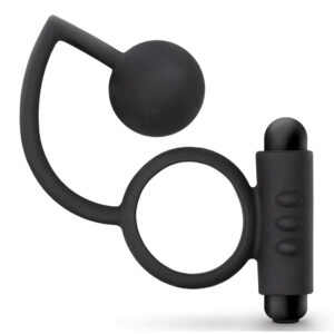 Boule anal avec cockring vibrant