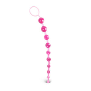 Chaîne de perles anales roses