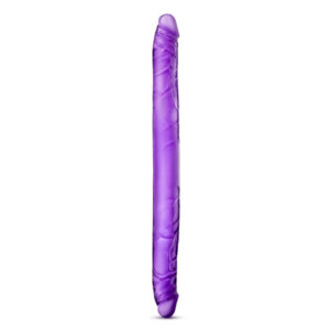 Double dildo violet 16 pouces