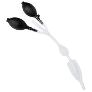 Système de lavement en silicone gonflable double ampoule