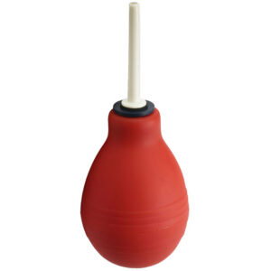 Ampoule de lavement rouge