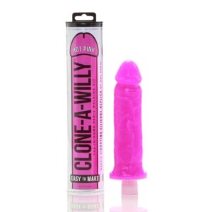 Vibromasseur en silicone rose fuchsia