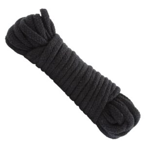 Corde de bondage noire style japonais