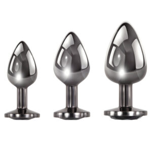 Ensemble de plugs anaux en gemme noire