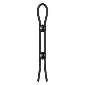 Anneau pénien et boule réglable en silicone