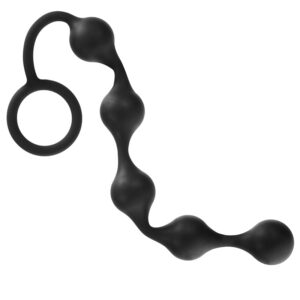 Perles en Onyx en silicone pour massage anal