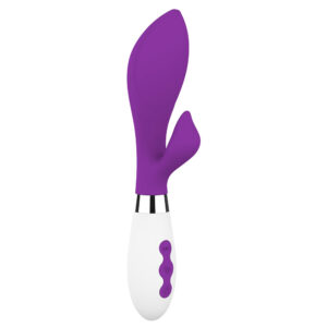 Vibromasseur rechargeable violet